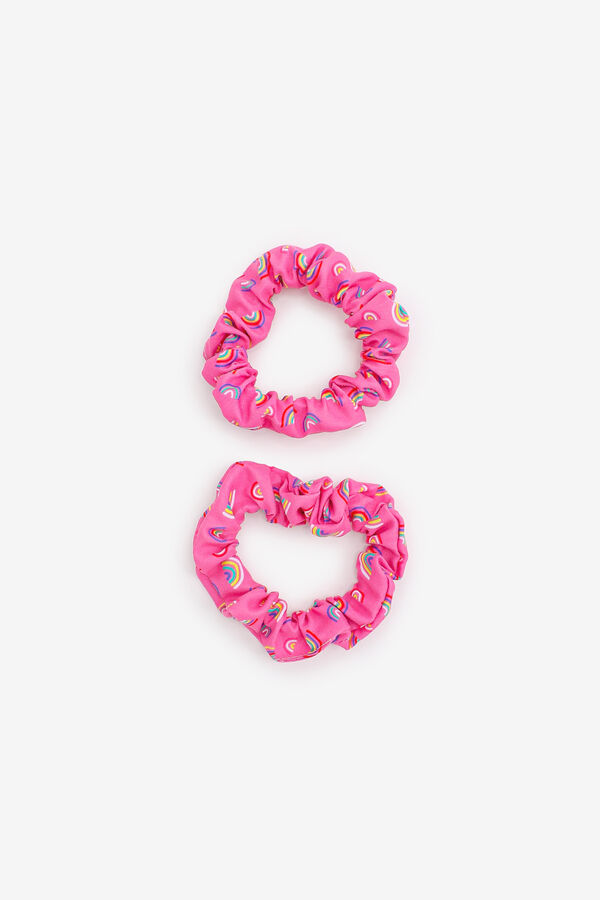 2-Pack Rainbow Scrunchies for Girls