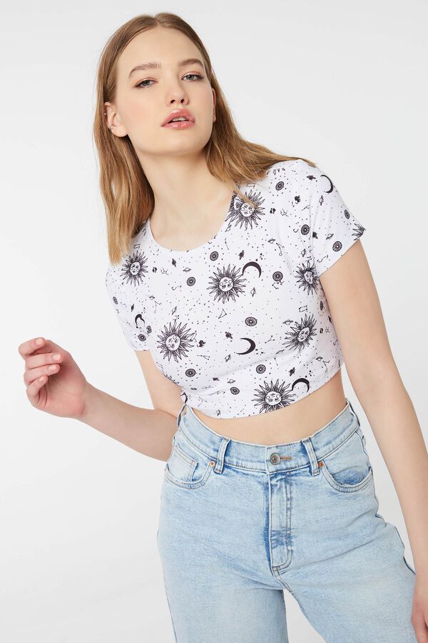 Celestial Cropped Tee