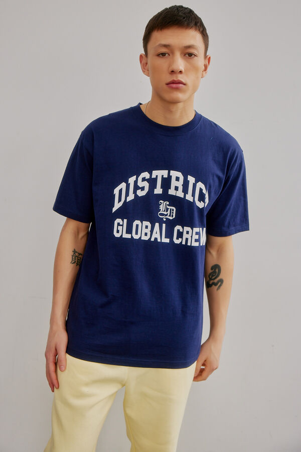 T-shirt ample Global Crew pour hommes