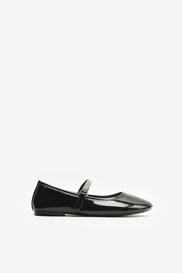 Patent Faux Leather Mary Jane Flats for Girls