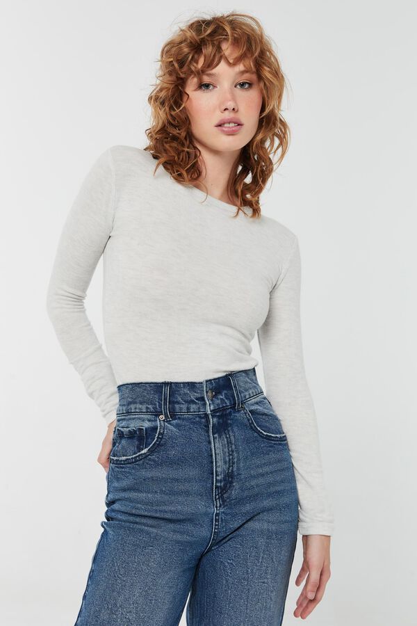 Cropped Fitted Sweater