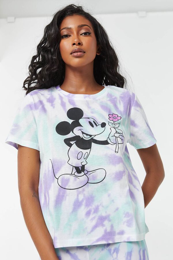 T-shirt tourbillon tie-dye Mickey Mouse