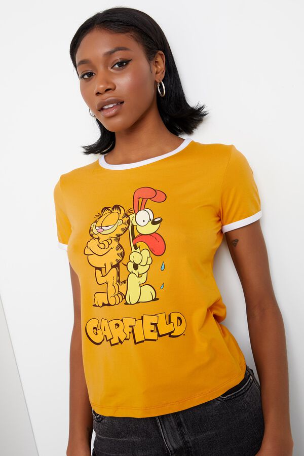 T-shirt ringer Garfield et Odie