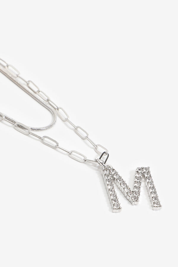 Initial M Layered Necklace