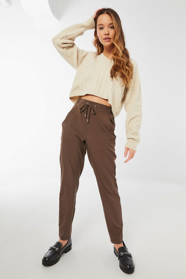 High Rise Pull-On Pants