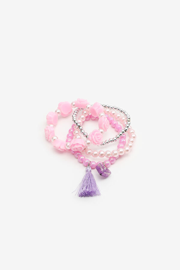 4 bracelets à perles pour filles