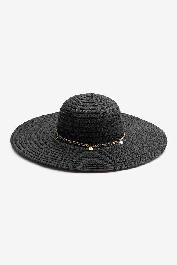 Coin Charm Straw Hat