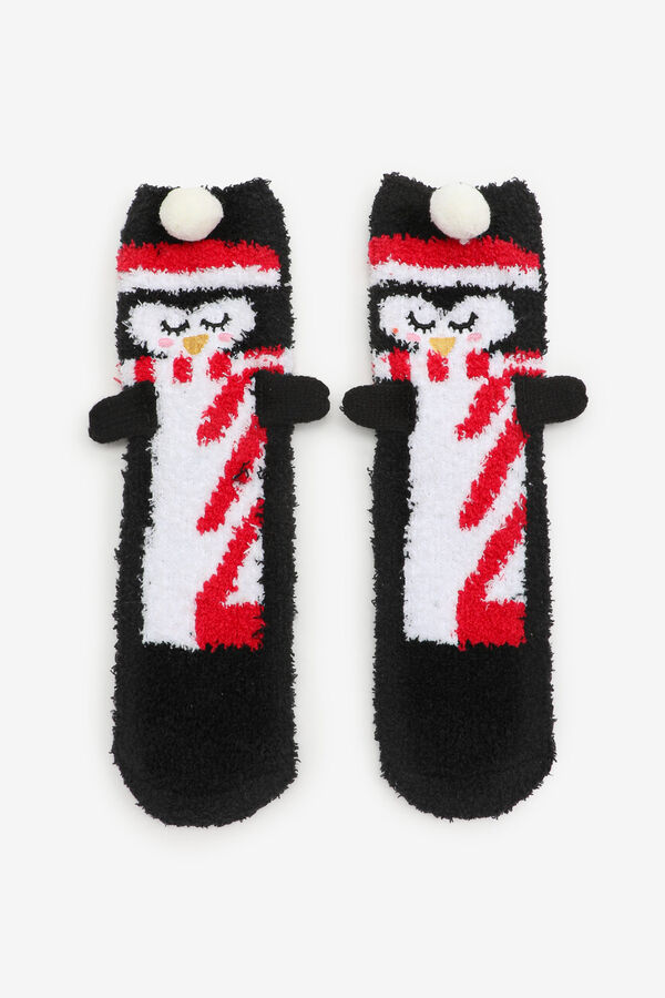 Cozy Penguin Socks