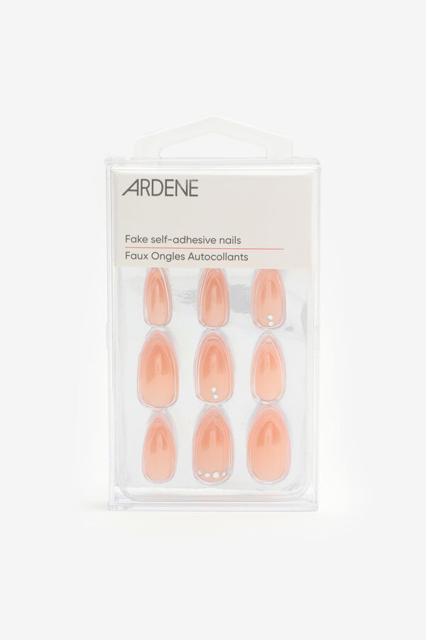 Pack of Nude Bling Fake Nails