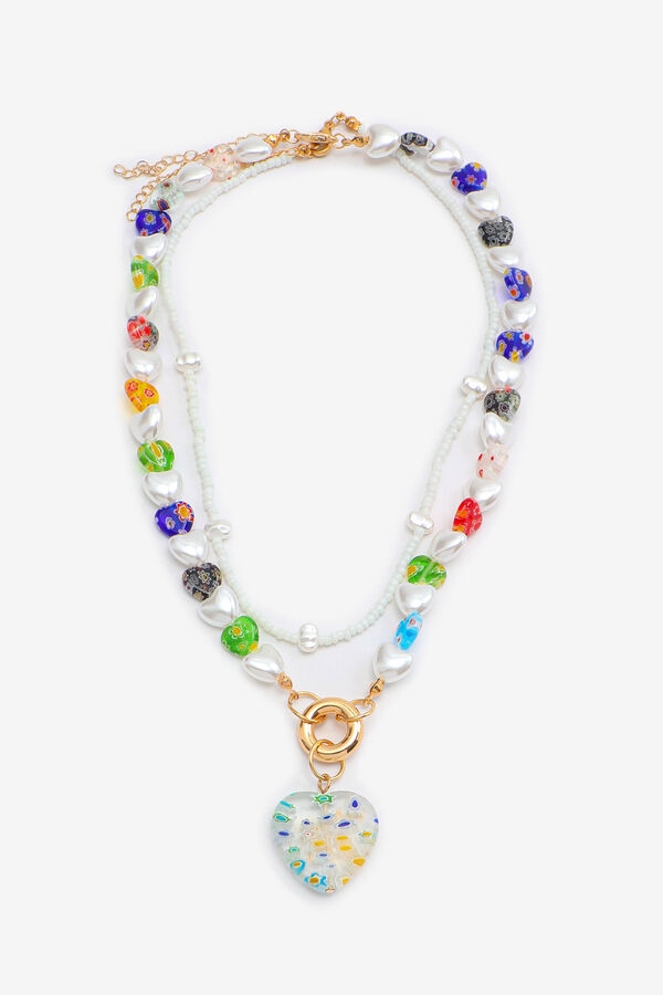 Collier coeurs multiples
