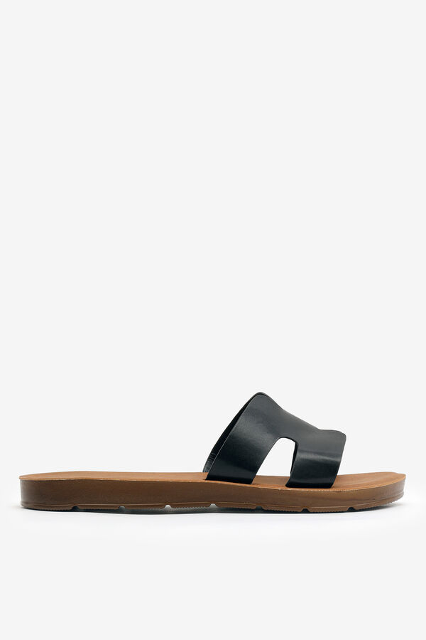 Cutout One-Band Sandals