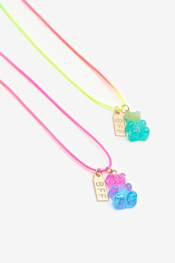 Gummy Bear BFF Necklaces for Girls