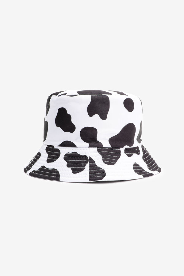 Chapeau de pêche imprimé vache