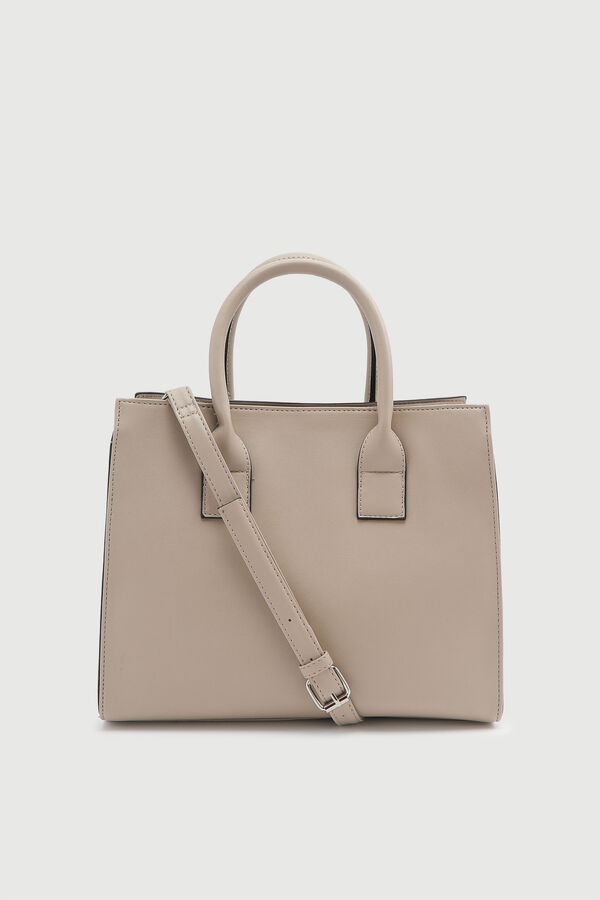 Casual Faux Leather Tote Bag