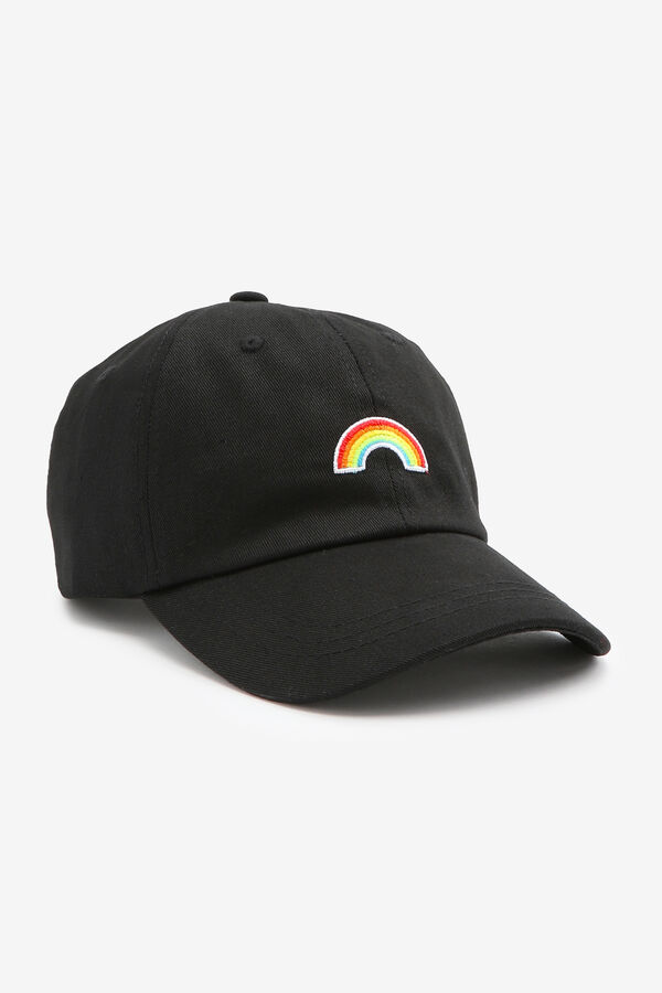Baseball Cap with Rainbow Patch
