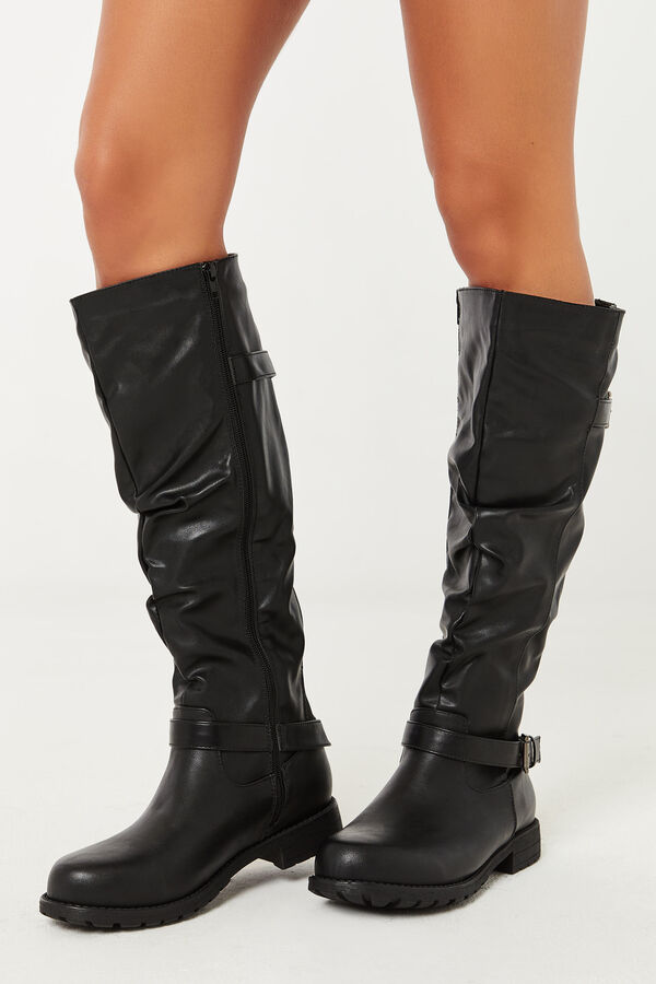 Riding Boots with Straps