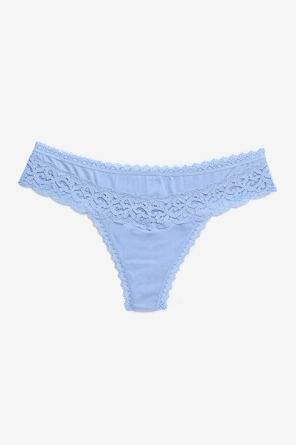 Softie Thong with Lace