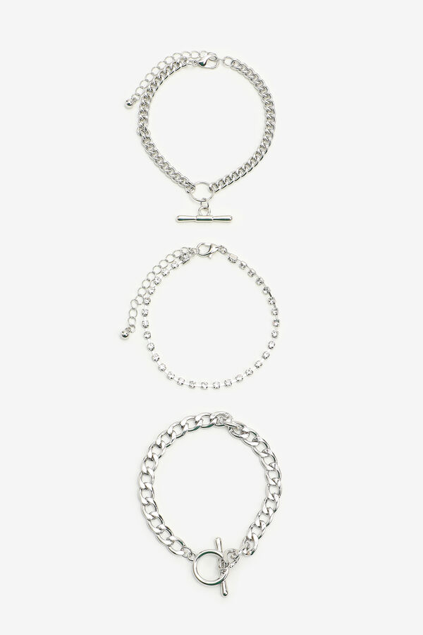 3-Pack Toggle Chain Bracelets
