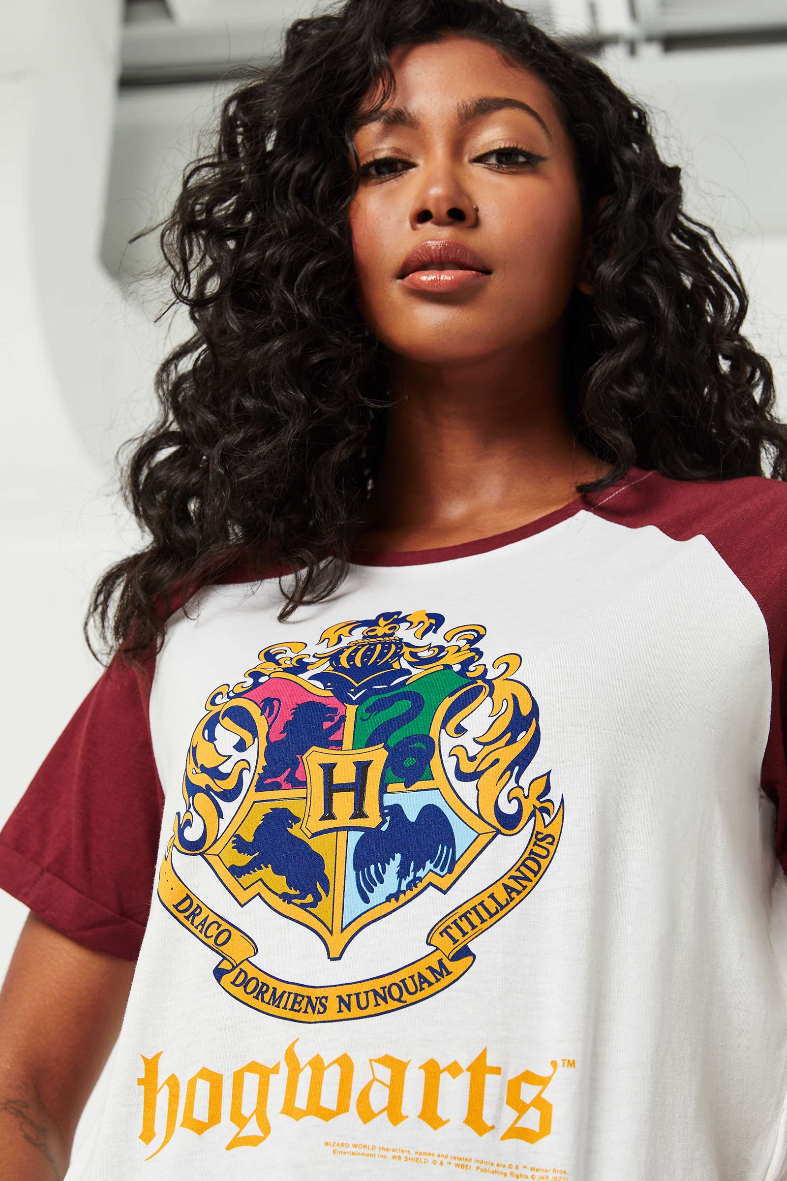 T-shirt raglan Hogwarts