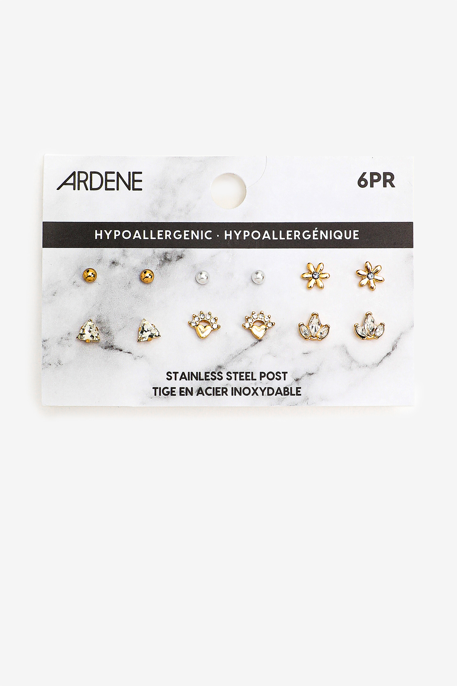 Pack of Flower & Gemstone Earrings