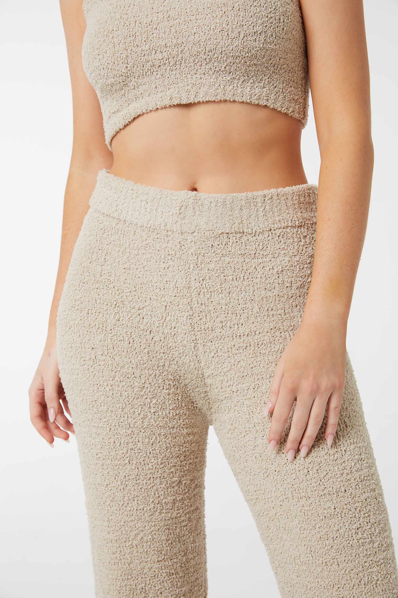 Chenille Lounge Flare Pants