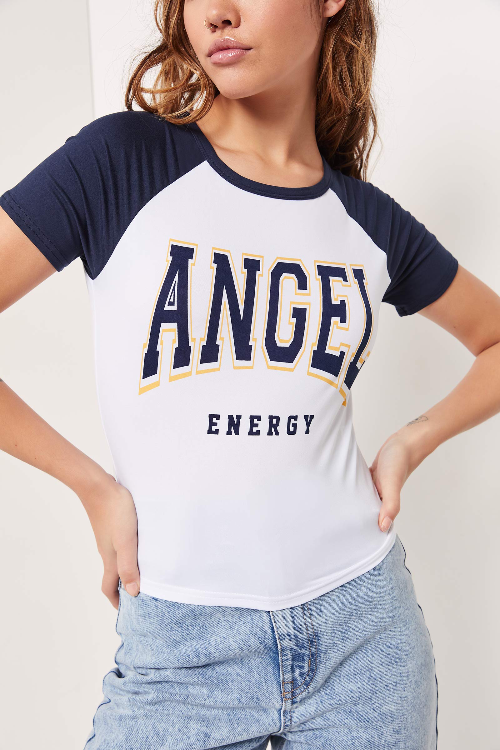 T-shirt raglan Angel