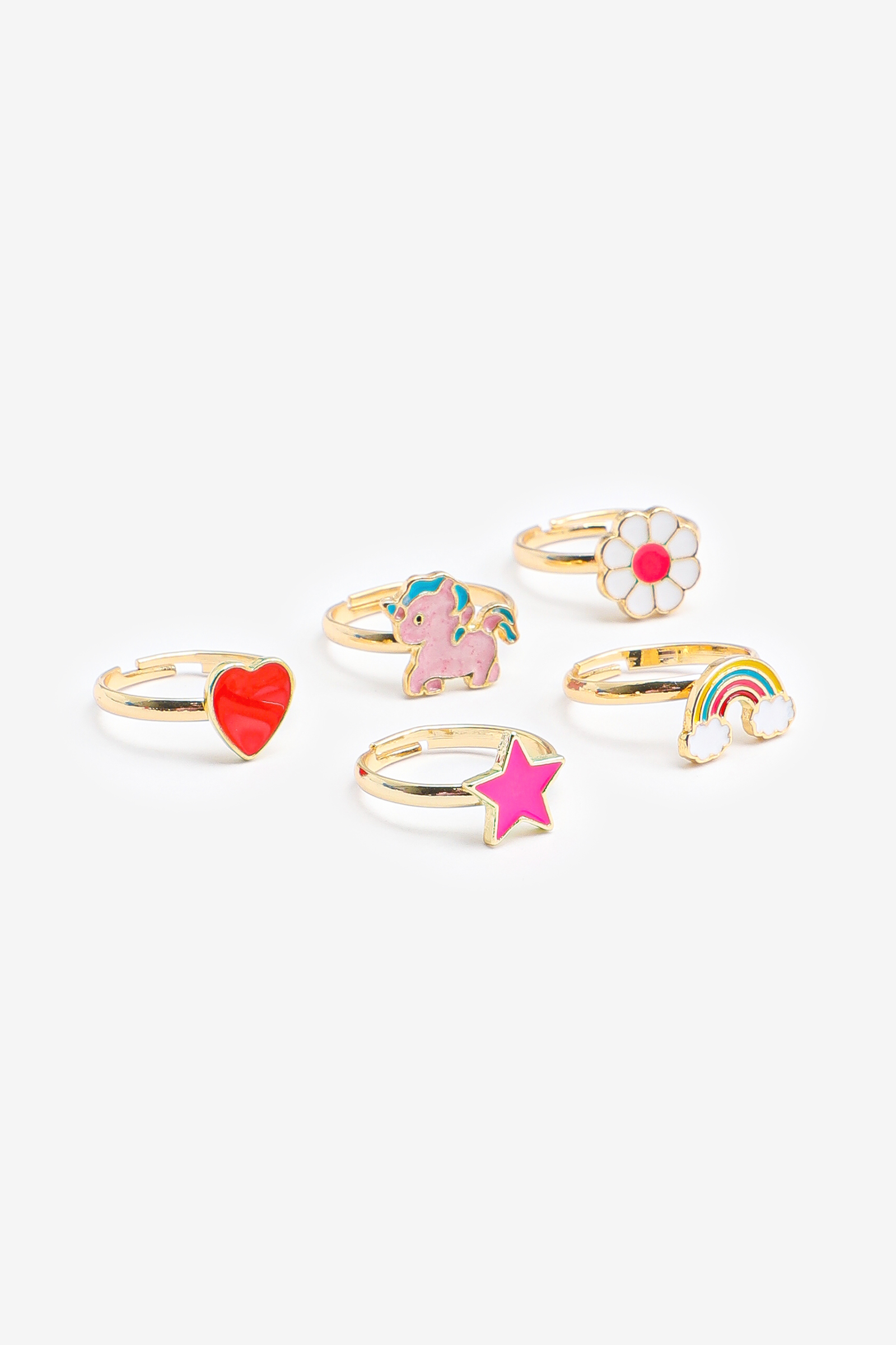 5-Pack Assorted Ring for Girls