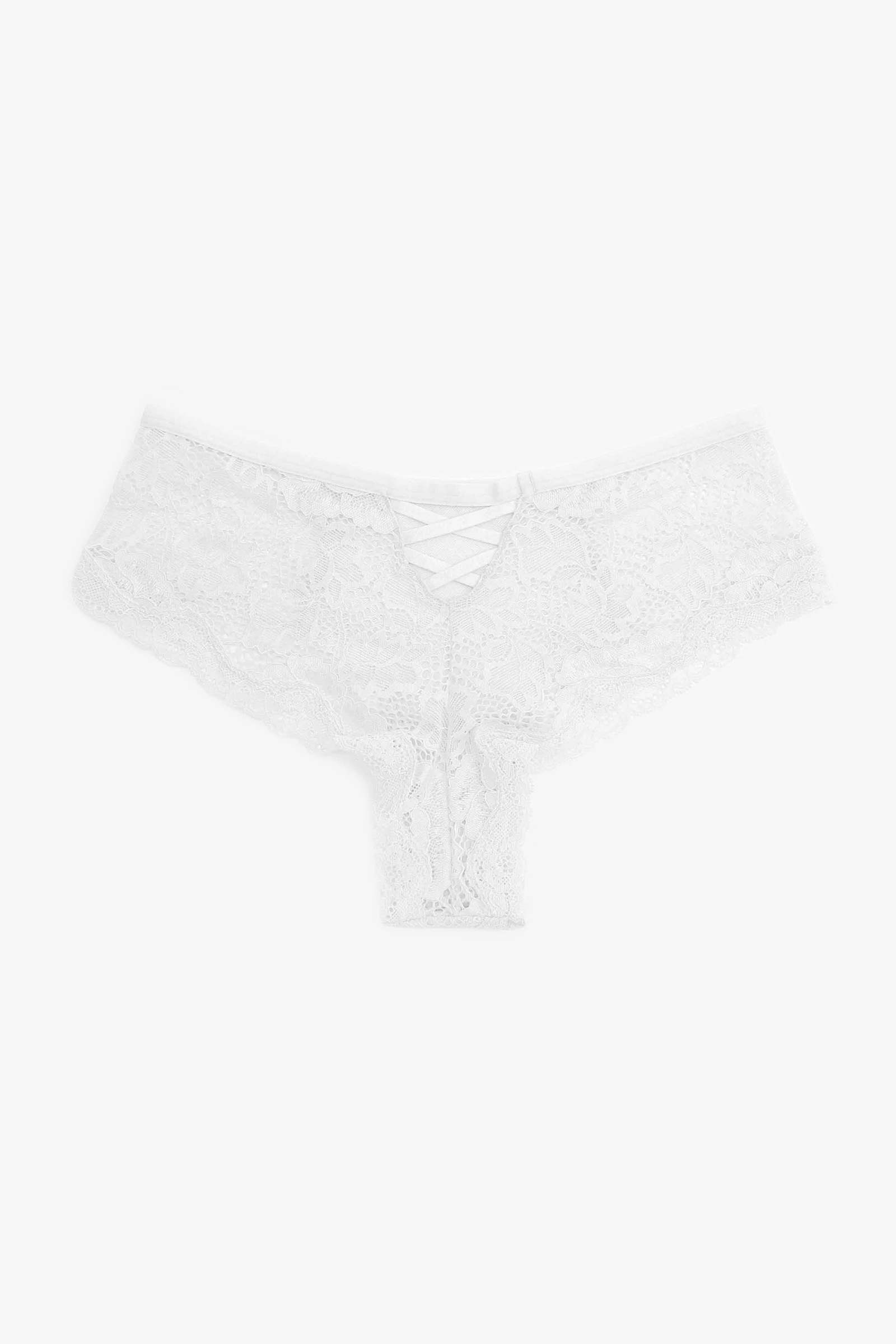 Lace Cheeky Panty with Crisscross Back