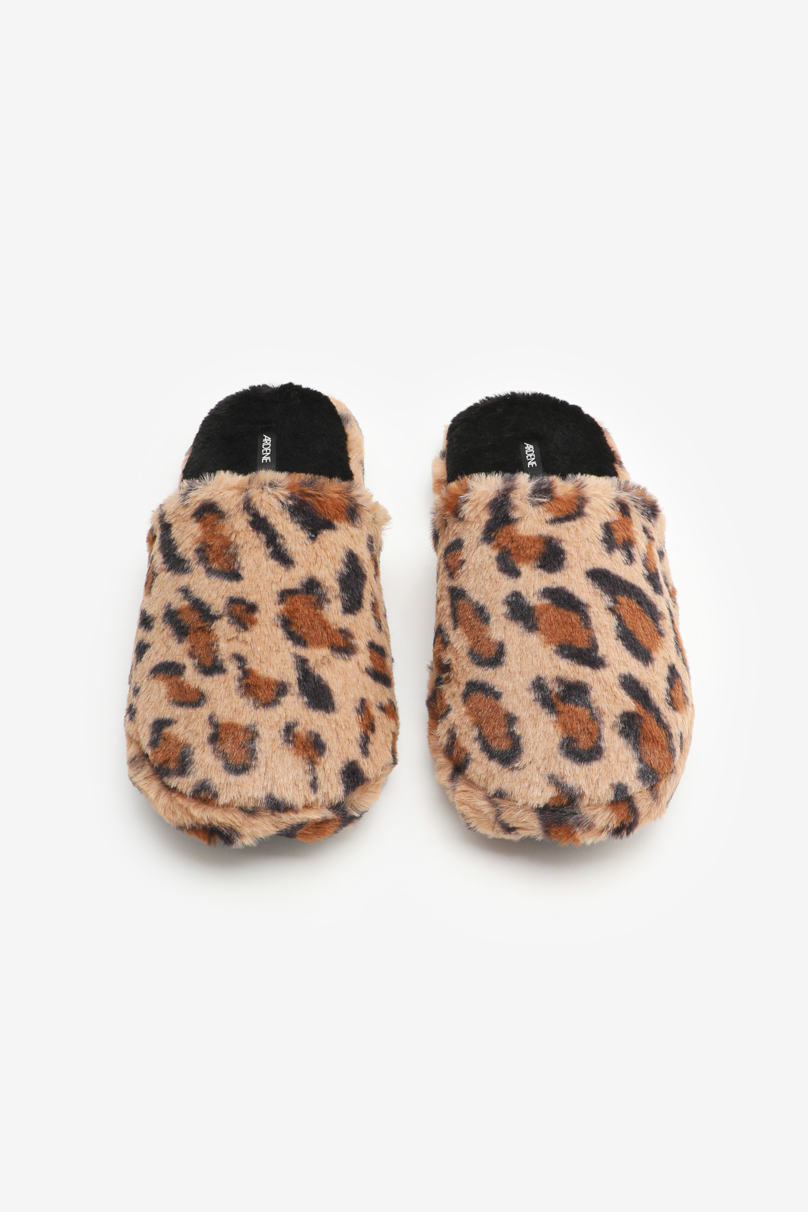 Leopard Open Back Slippers