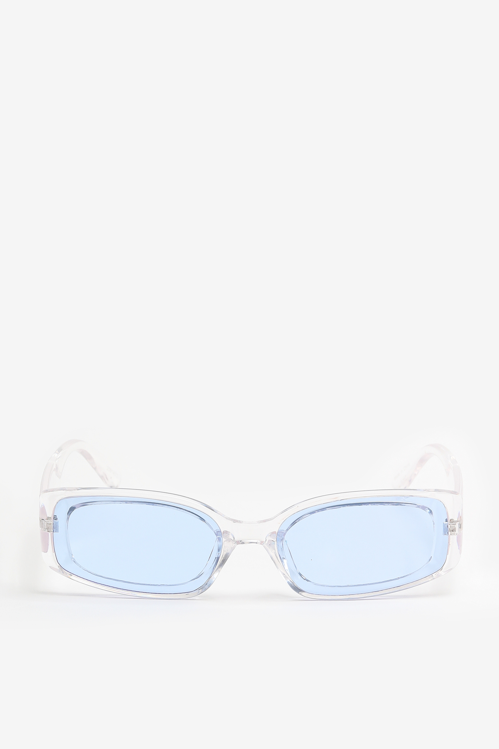 Clear Rectangular Sunglasses