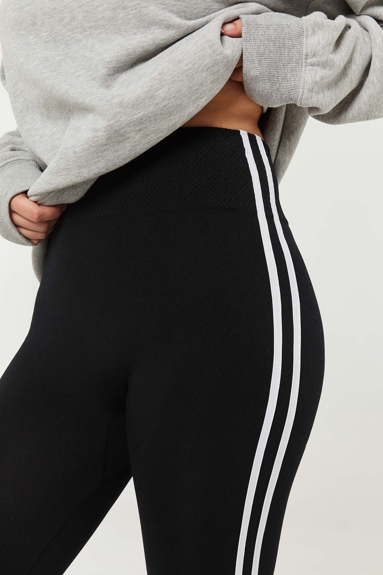 Seamless Leggings with Side Stripes