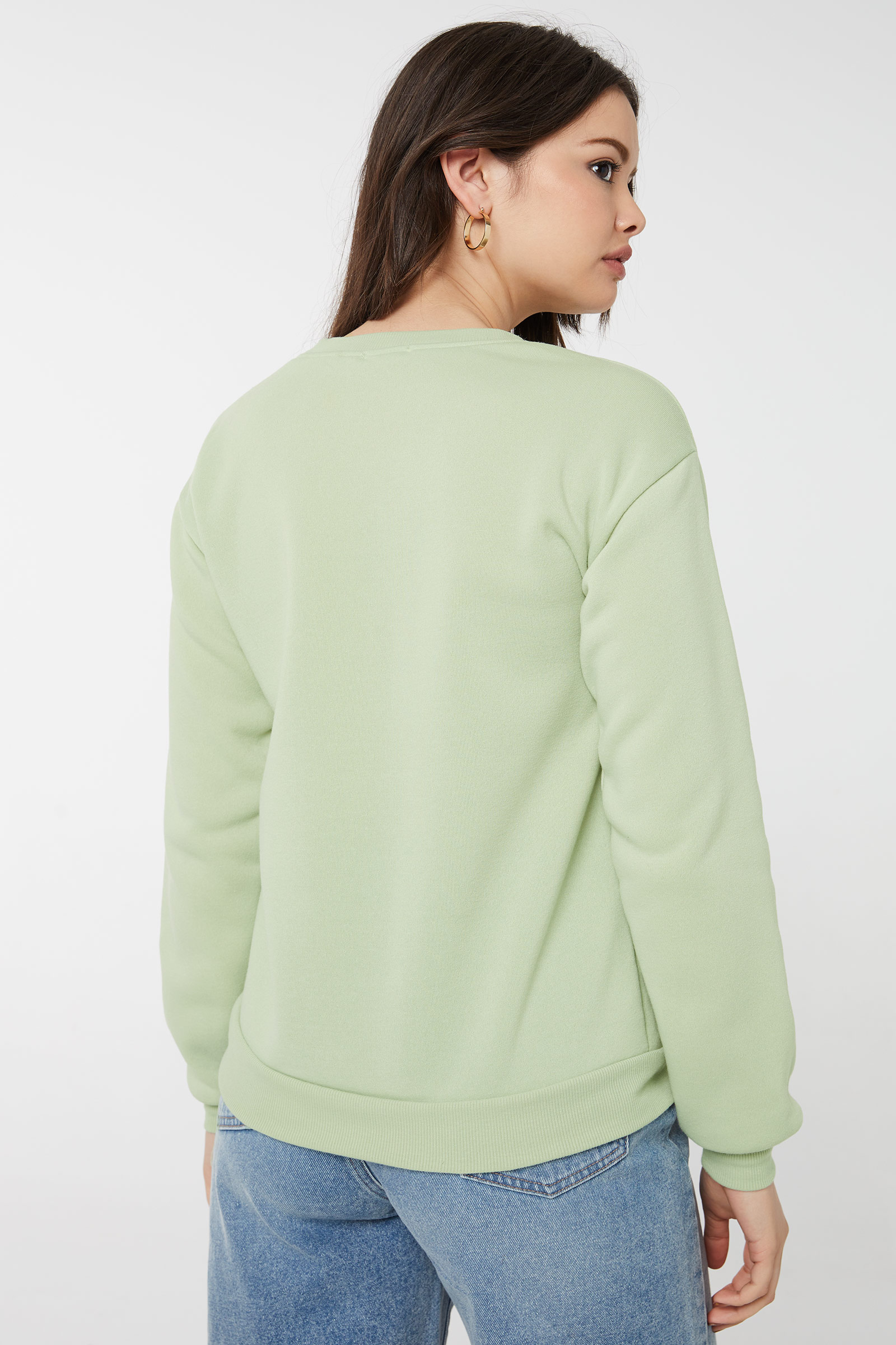 Graphic Fleece-Lined Sweatshirt