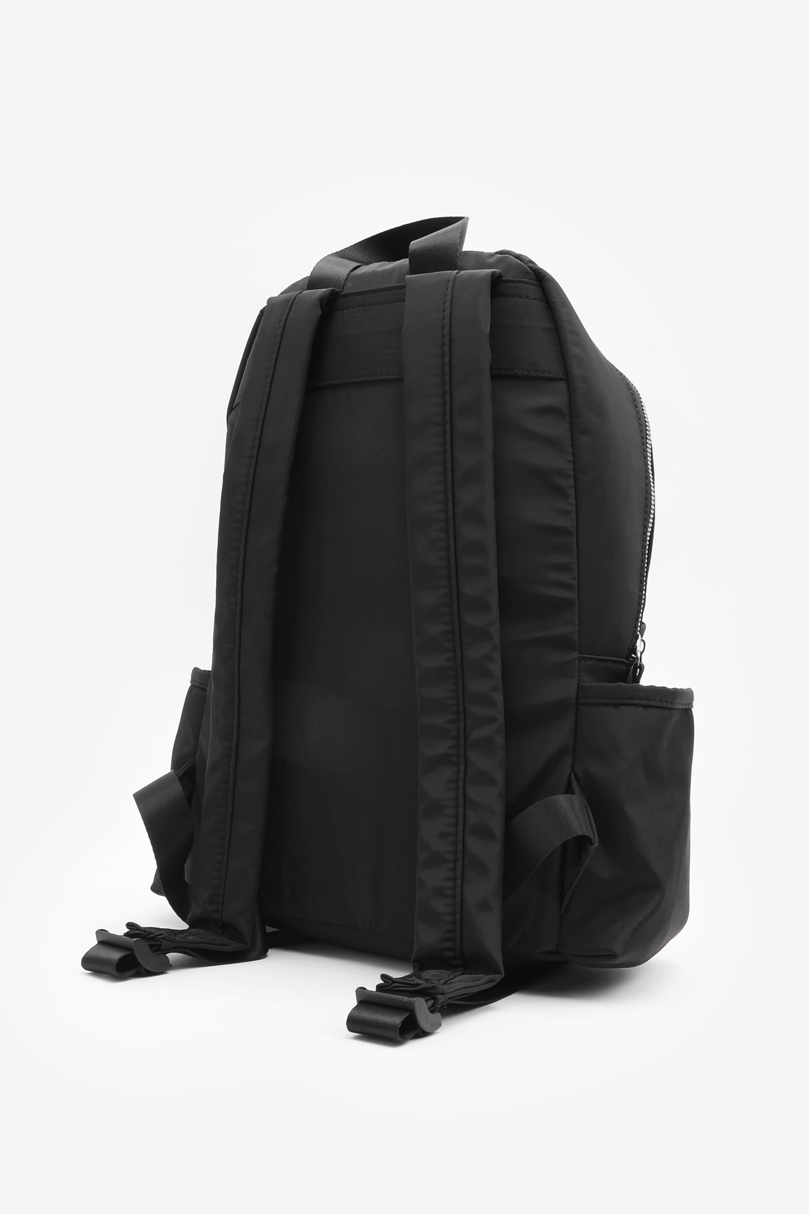 Nylon Backpack with Multiple Pockets