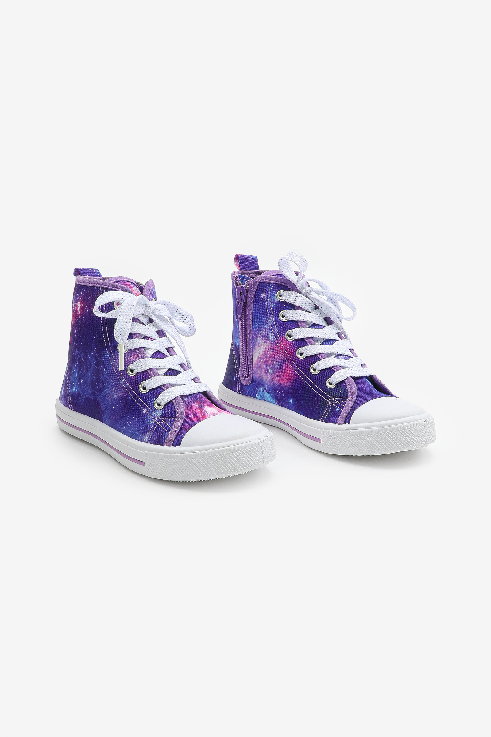 Galaxy High Top Sneakers for Girls