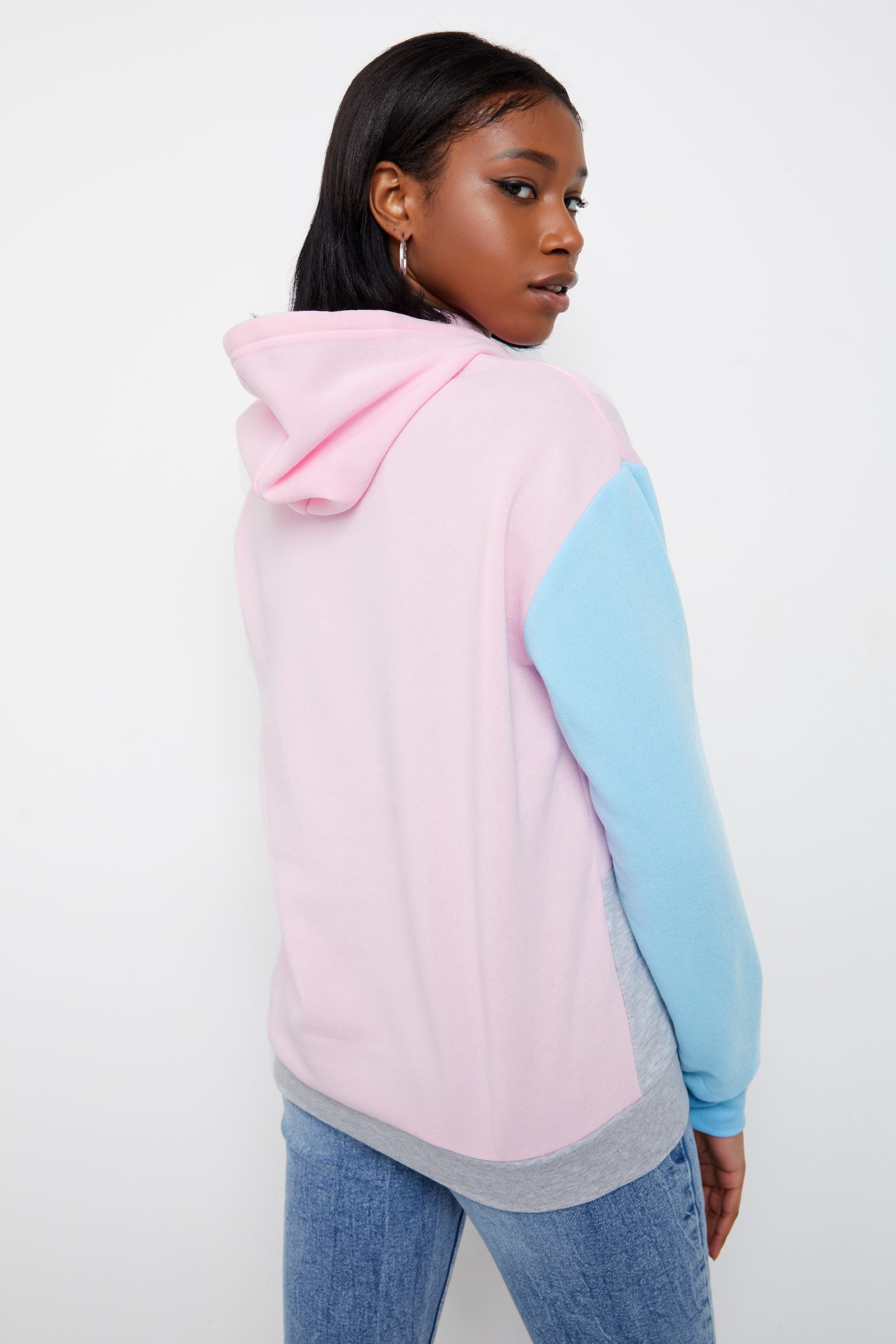 Colorblock Mickey Mouse Hoodie
