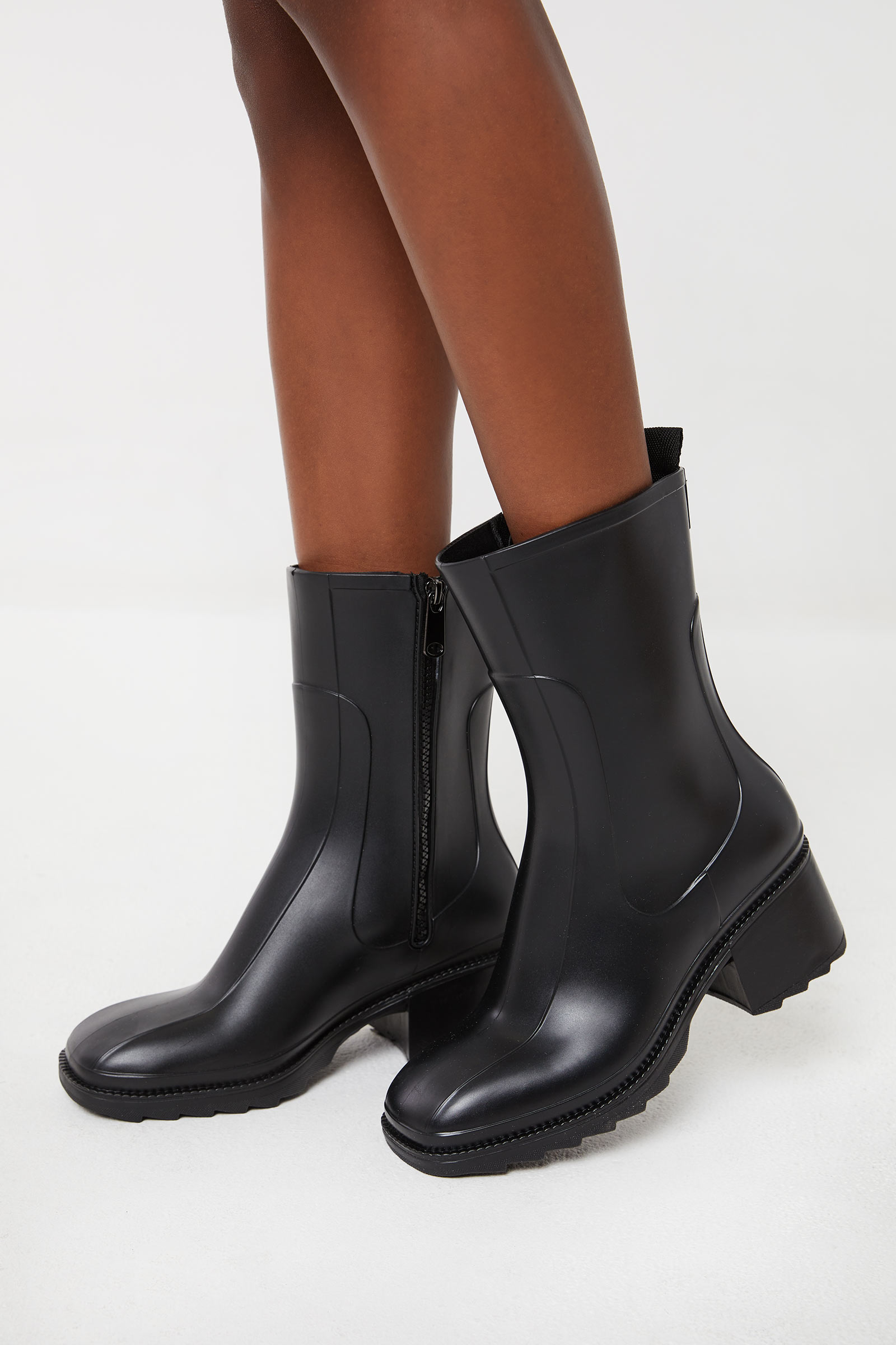 Side-Zip Rain Boots