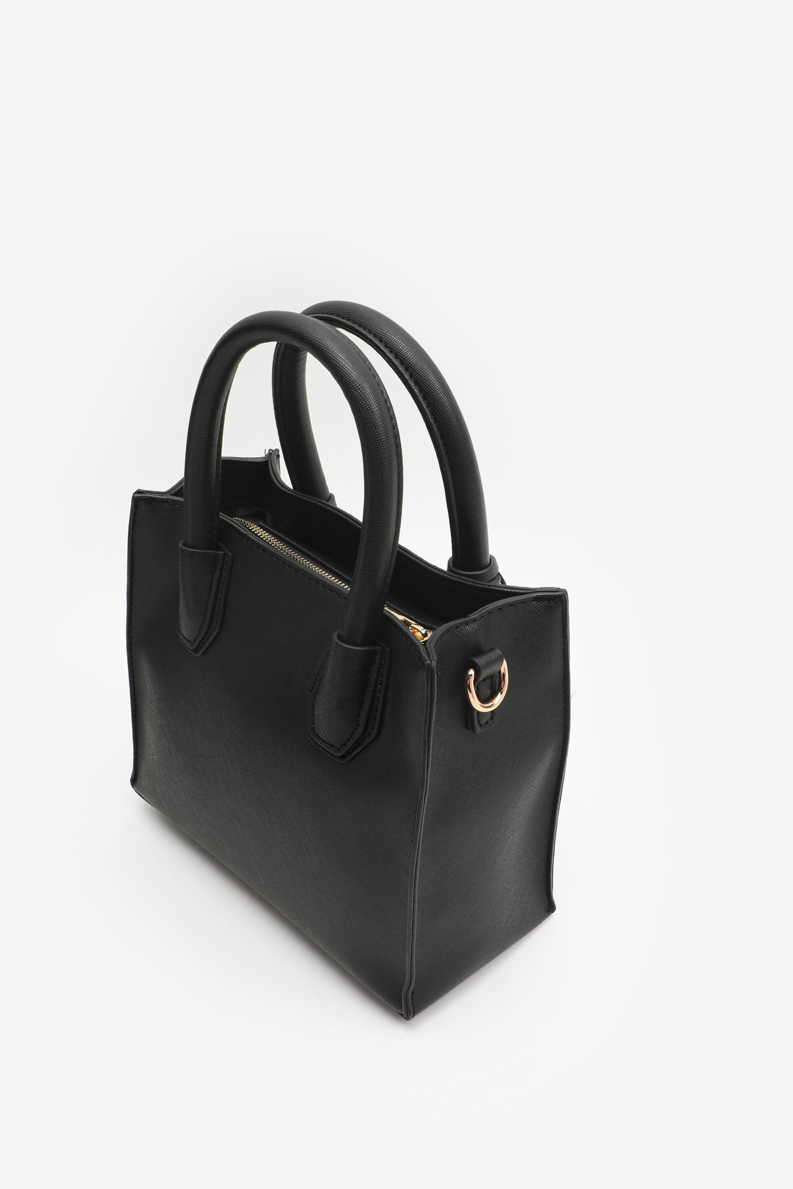 Small Faux Leather Tote Bag